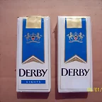 Cigarrillos chilenos marca Derby.