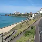 vista de otro angulo Biarritz playa