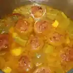 Albondigas de choco guisada