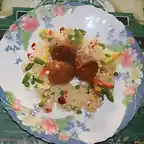 Arroz con albondigas