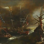 embarque de tropas espaolas.Andries van Eertvelt.National Maritime Museum.