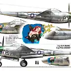 Esquema P-38 EEUU Shady's Lady