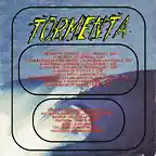 Tormenta - Tromenta Tropical (1998) Contraportada