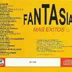 Fantasia - Fantasia Mas Exitos (1995) Trasera