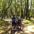 Carril-bici justo antes de entrar en Burgos