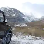 Cerca de El Tormal, casi oculto por las nubes