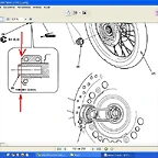Dibujo eje rueda