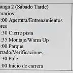 horarios