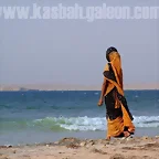 Fatikha, la vigilante de la playa