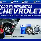 Plantilla ML Kit de Embragues Chevrolet