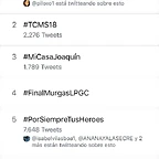 Trending topic 16-2-2018 #Gala5GH12mas1 (2)