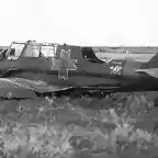 A crashed Romanian PZL 23 Kara&#347; no12