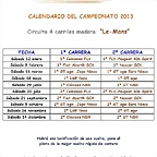Calendario Le Mans