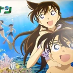 Detective Conan - Ran y Conan buceando