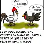 Dibujo PAVO NAVIDAD