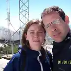 MI NOVIA Y YO EN LA CIMA