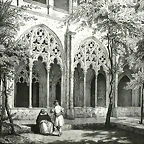 1845 grabado claustro santo domingo