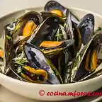 Mejillones al vapor