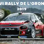 CARTEL VI RALLY DE L?ORONET 2019