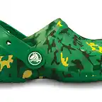 TRANSLUCENT-CLOG-KIDS-DINO-CAMO_KIDS_BURST-KELLYGREEN_SIDE