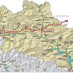 Mapa con ruta