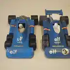 F1 Tyrrell P34 celeste y azul ruedas A