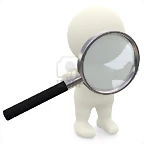 7518769-3d-persona-sosteniendo-un-ampliador-buscando-algo--aisladas-sobre-un-fondo-blanco