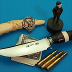 Replica_Scagel_style_hunting_knife,_made_by_2G_knives_Mallorca