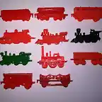 PROMOCIONAL 4 LOCOMOTORAS Y VAGONES CONGUITOS