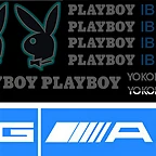 pegatinas playboy
