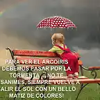 frase para ver el arcoiris