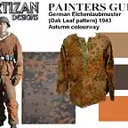 painters guide 1943 German Oak Leaf autumn