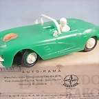 Corvette verde chasis caja blanco con caja