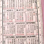 CALERNDARIO DE 1971 EKIBALE A 1951