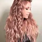 Tendencias y Estilos para Tintes Rosegold Trenza