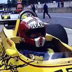 Marc Surer in the 1980 ATS D4 at a Brands Hatchb