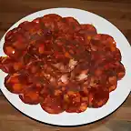 Plato de chorizo de Huelva