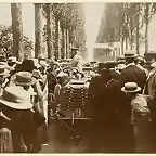 TdF 1899 - Rene de Knyff arrive a Vichy