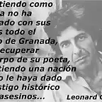 Cohen - Frase Lorca