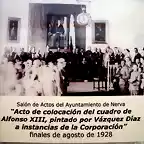 inauguracin. cuadro, Alfonso XIII