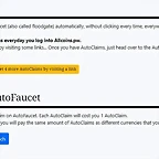 Autofaucet