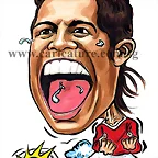 Caricatura Cristiano Ronaldo