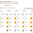 tiempo en canillo