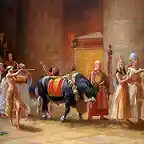 Procesin del buey Apis- F. Arthur Bridgman