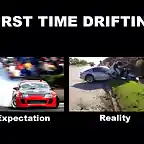 First Time Drifting