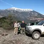 charly y cuca con vistas  al panta de la llosa