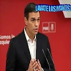 LAVATE LAS MANOS PEDRO