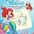 disney-the-little-mermaid-learn-to-draw-ariel-la-sirenita-dibujar-aprende-ariel-princess-princesas