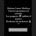 Marhaya Guerrer IG Stories 25-4-2021