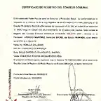 certificado del CC BOLEITA SUR